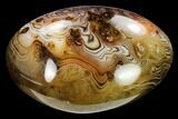 Polished, Banded Carnelian Agate - Madagascar #145968-1